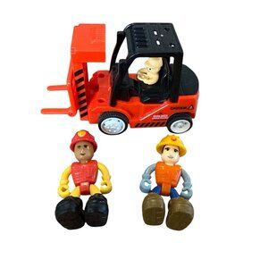 Nikko Toys Construction Workers Figures Cake Toppers Toy State 2.5 Inch (3 Pcs)
